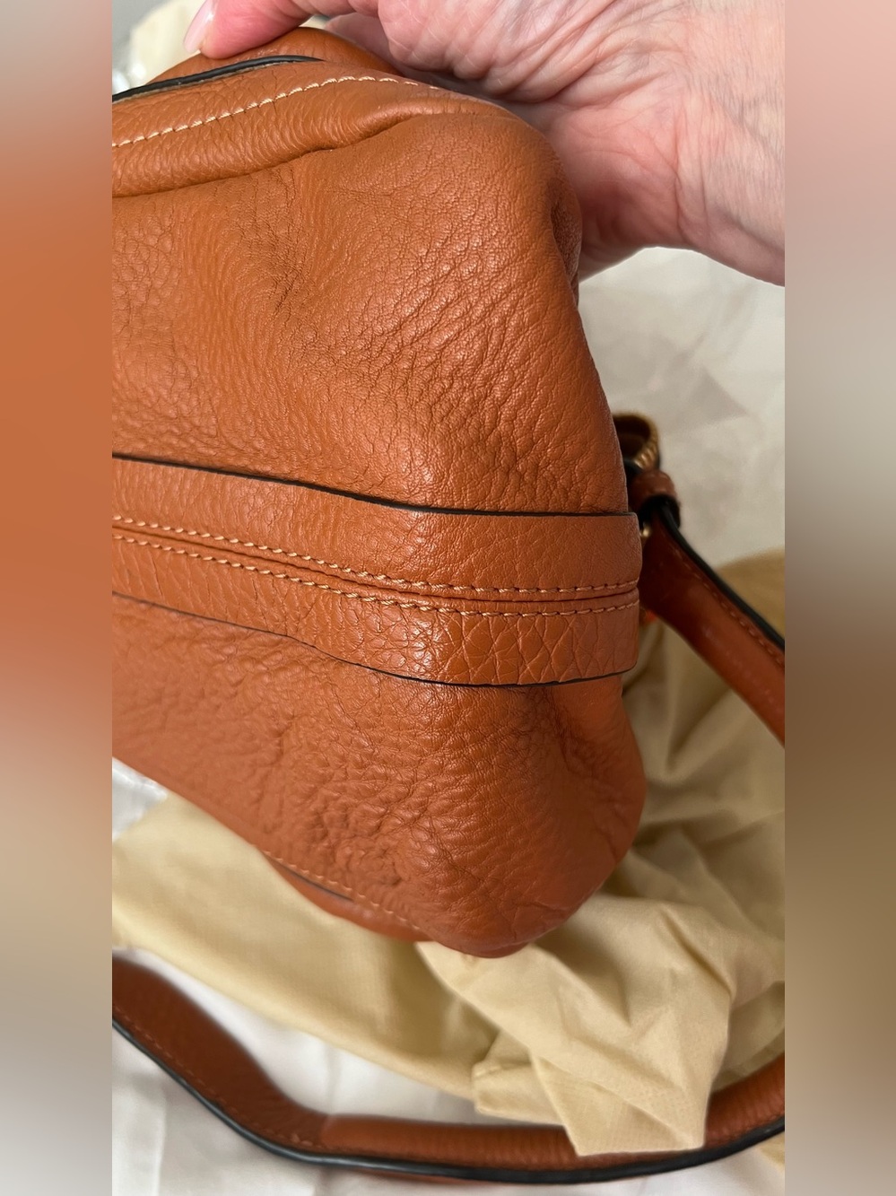 Chloe paraty cognac tote - Picture 11 of 16